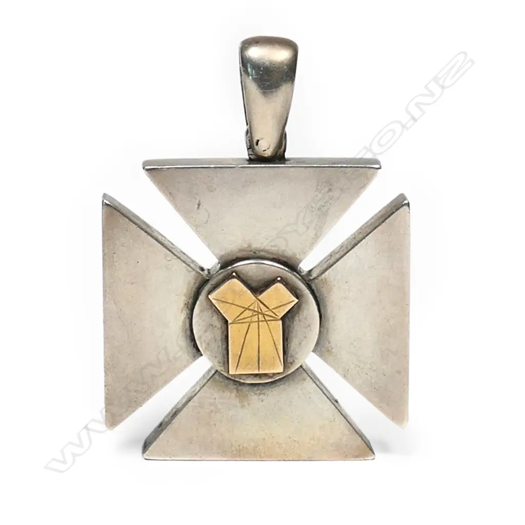 M. Sandstein (Christchurch) heavy quality silver 1883 dux medal, Image 1++